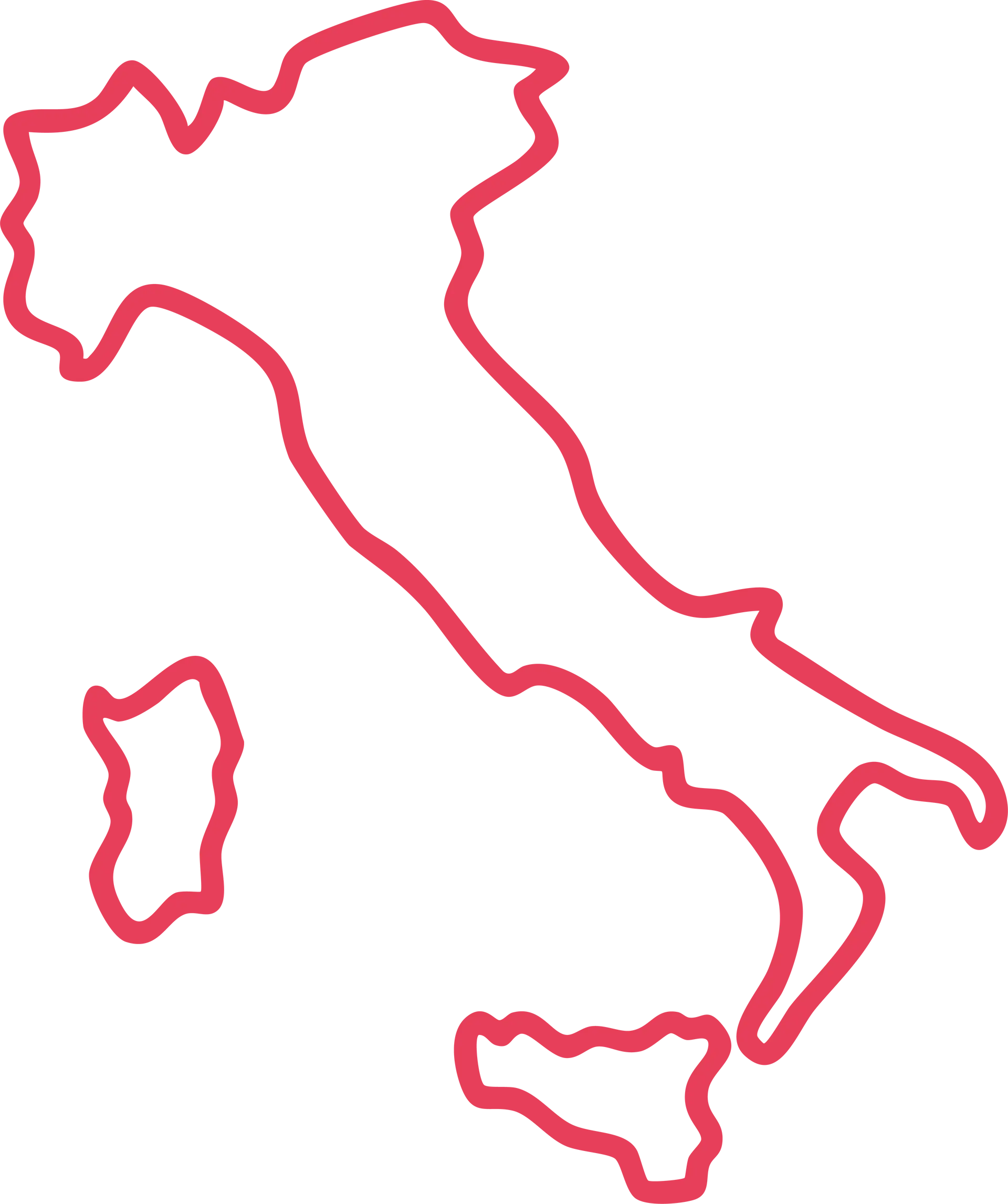 Icona della mappa dell'Italia che rappresenta la rete nazionale di esercenti convenzionati EP Welfare per l'accettazione di buoni pasto e buoni acquisto in tutta Italia.